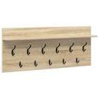 Kapstok met plank 100x40x12 cm Sonoma eiken