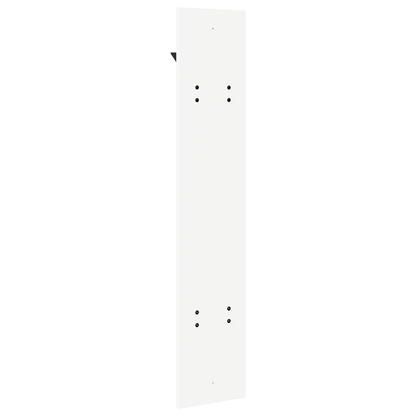 Wandgemonteerde kapstok Wit 20 x 1,5 x 100 cm Bewerkt hout