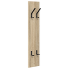 Wall-mounted coat rack Sonoma oak 20 x 1.5 x 100 cm