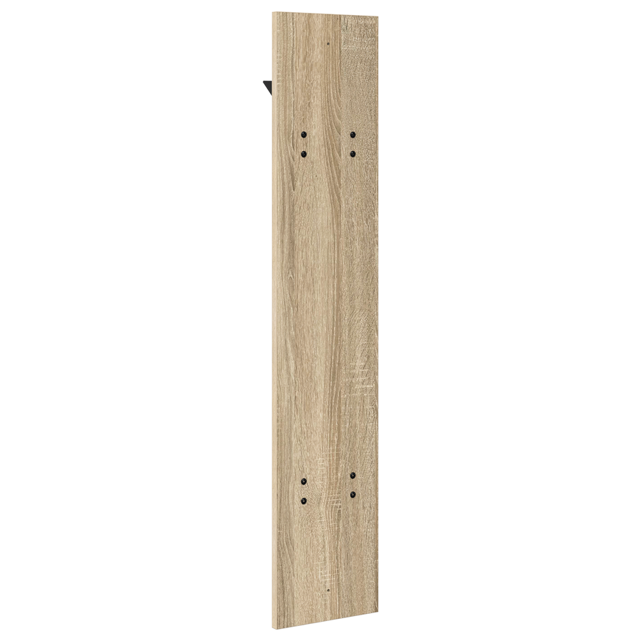 Wandgemonteerde kapstok Sonoma eiken 20 x 1,5 x 100 cm