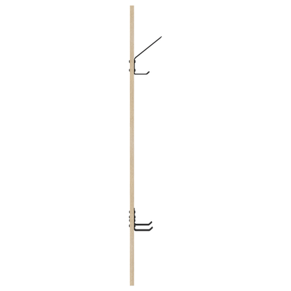 Wandgemonteerde kapstok Sonoma eiken 20 x 1,5 x 100 cm
