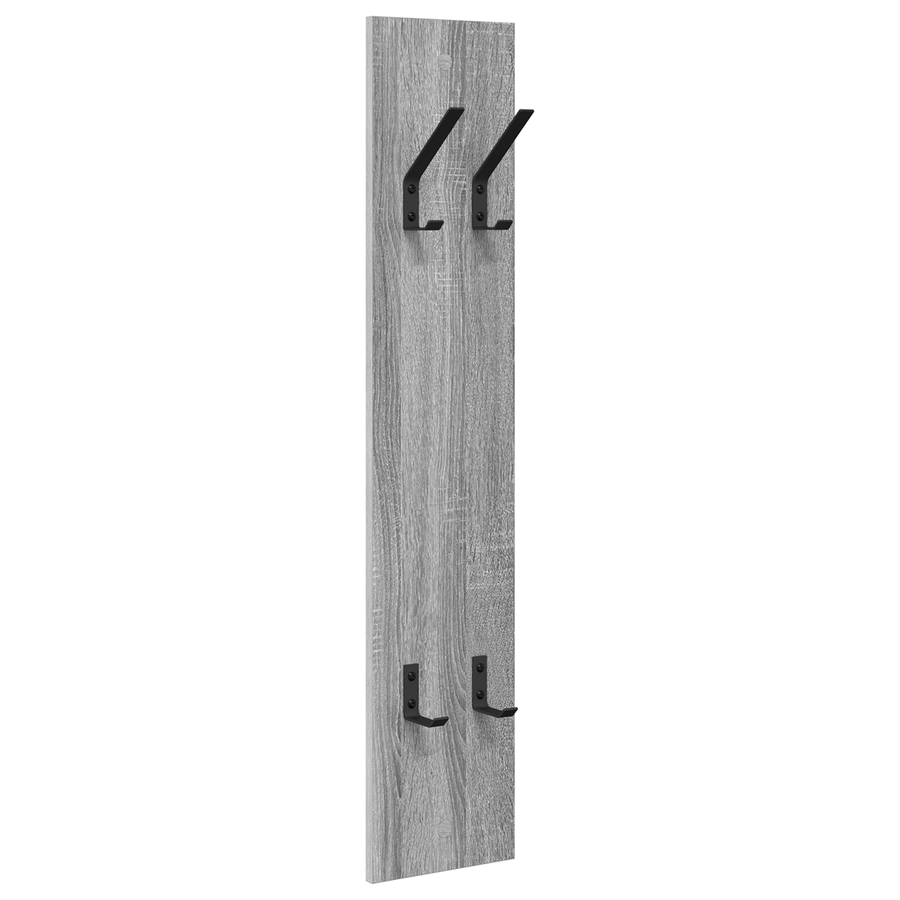 Wandgemonteerde kapstok Grijs sonoma 20 x 1,5 x 100 cm