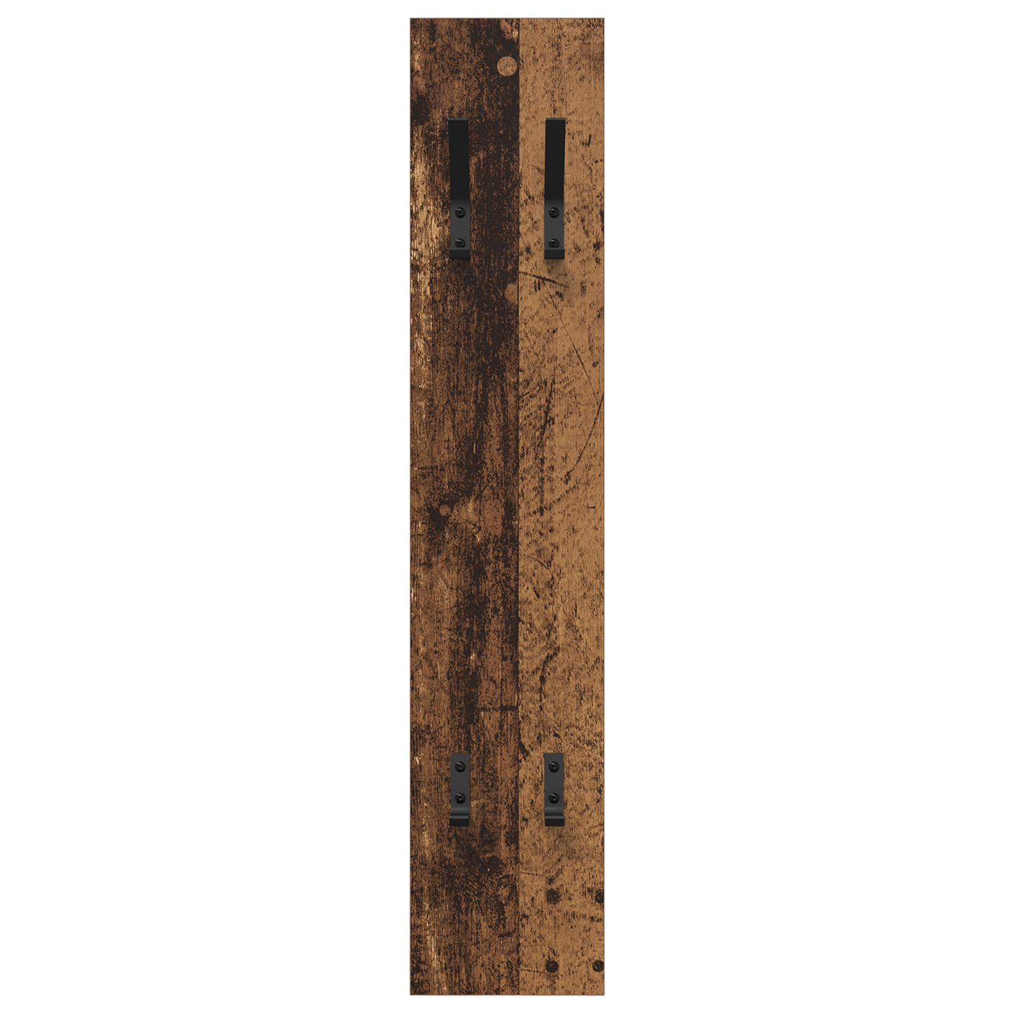 Wandgemonteerde kapstok Oud hout 20 x 1,5 x 100 cm Bewerkt hout