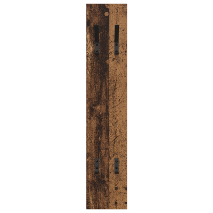 Wandgemonteerde kapstok Oud hout 20 x 1,5 x 100 cm Bewerkt hout