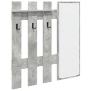 Wall-Mounted Coat Rack Concrete Grey 100 x 10 x 100 cm