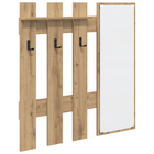 Wall-mounted coat rack Artisan Oak 100 x 10 x 100 cm