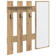 Wandkapstok eiken 100x10x100 cm