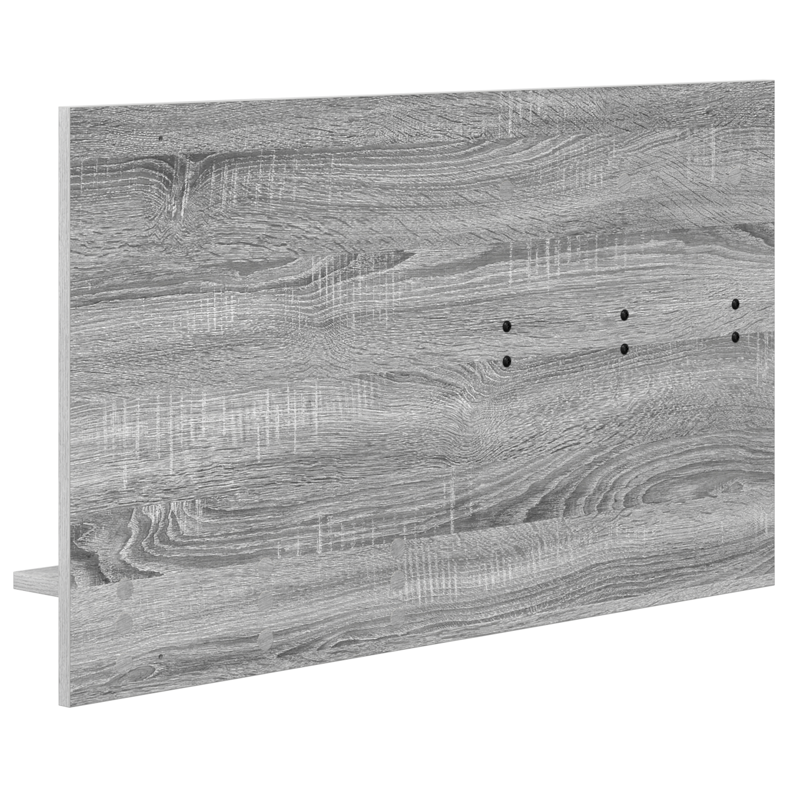 Wandgemonteerde kapstok met plank met opslag Grijs sonoma 90 x 10 x 50 cm
