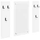 Wall-mounted coat rack White 96 x 1.5 x 90 cm Engineered wood