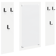 Wall-mounted coat rack White 96 x 1.5 x 90 cm Engineered wood