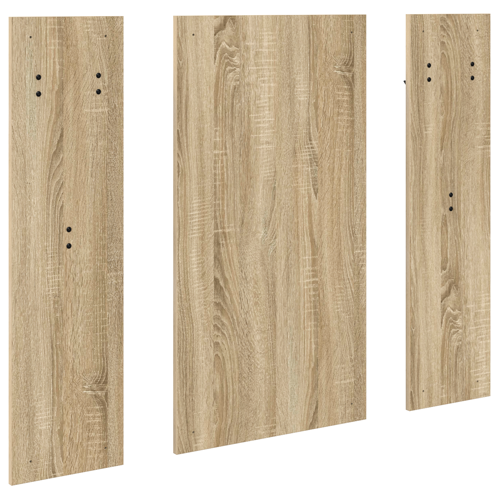 Wandgemonteerde kapstok Sonoma eiken 96 x 1.5 x 90 cm