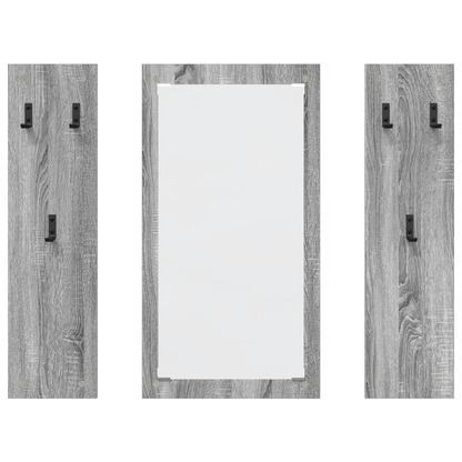 Wandgemonteerde kapstok Grijs sonoma 96 x 1.5 x 90 cm