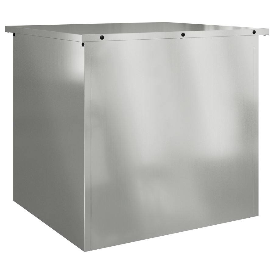 Buitenopslagbox Zilver 55x50,5x50 cm Gegalvaniseerd Staal