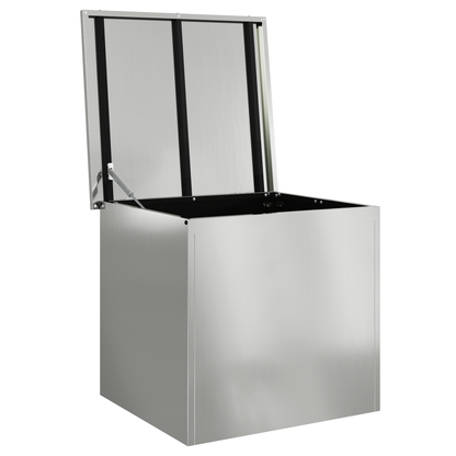 Buitenopslagbox Zilver 55x50,5x50 cm Gegalvaniseerd Staal
