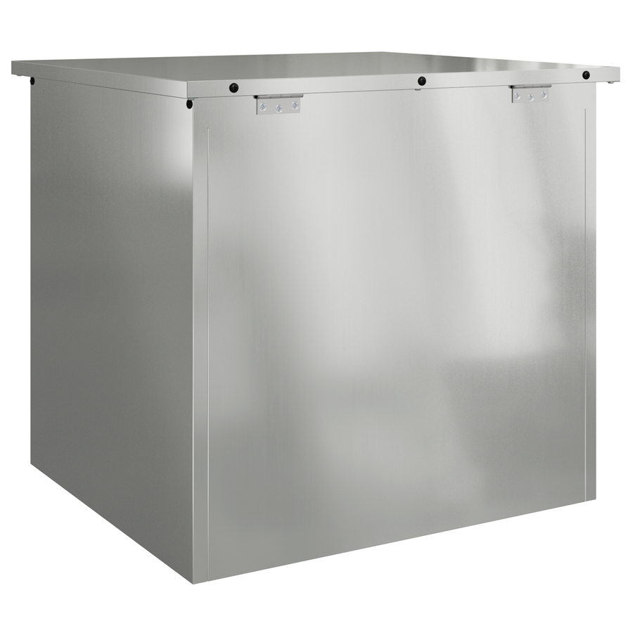 Buitenopslagbox Zilver 55x50,5x50 cm Gegalvaniseerd Staal