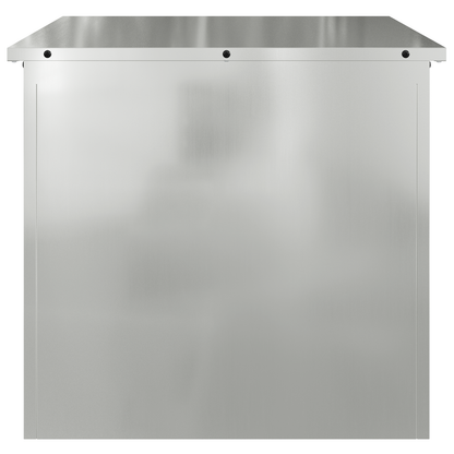 Buitenopslagbox Zilver 55x50,5x50 cm Gegalvaniseerd Staal