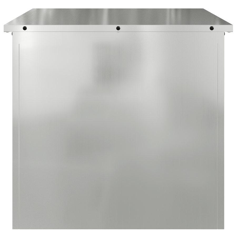 Buitenopslagbox Zilver 55x50,5x50 cm Gegalvaniseerd Staal