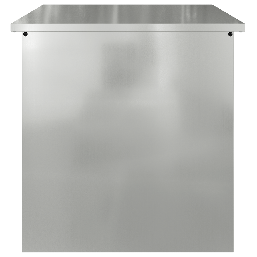 Buitenopslagbox Zilver 55x50,5x50 cm Gegalvaniseerd Staal