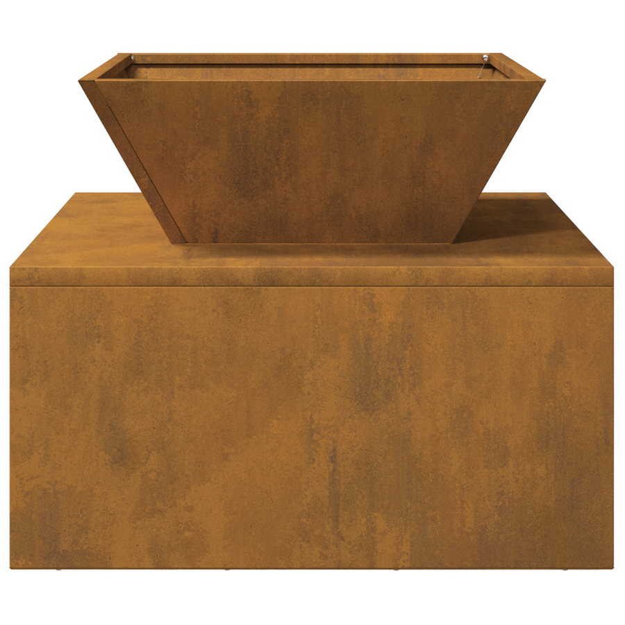 Vuurkorf 50x50x40 cm van cortenstaal