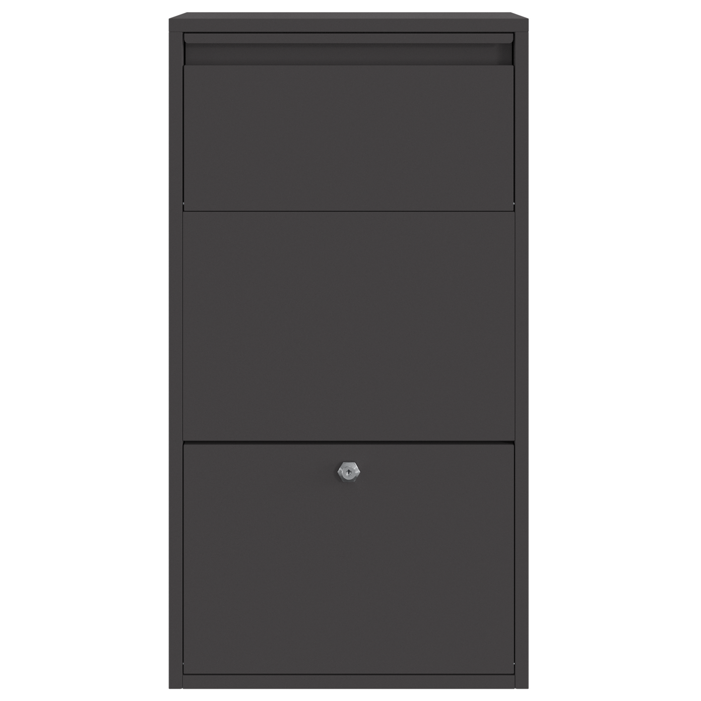 Pakketafgiftebox Zwart 44x22x82 cm Staal