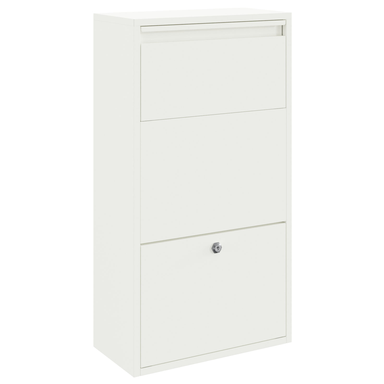 Pakket Afleverbox Wit 44x22x82 cm Staal