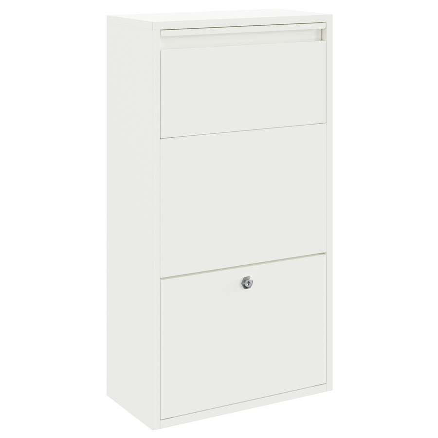 Pakket Afleverbox Wit 44x22x82 cm Staal