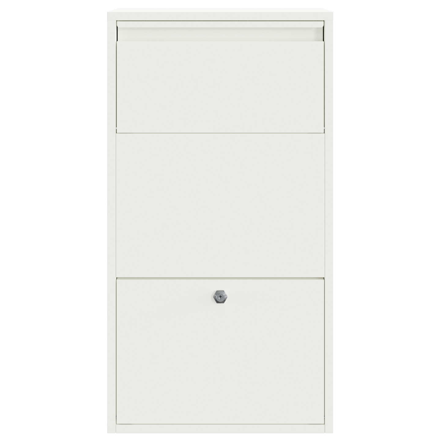 Pakket Afleverbox Wit 44x22x82 cm Staal