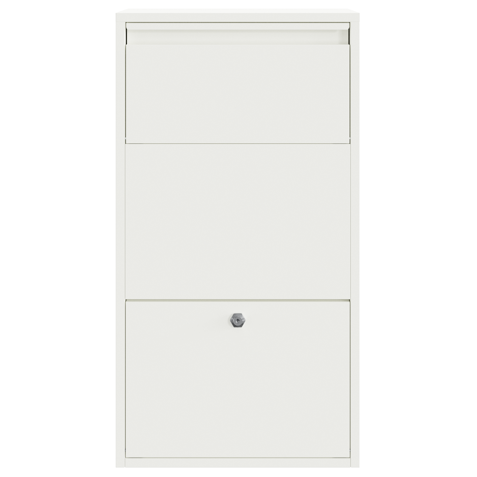 Pakket Afleverbox Wit 44x22x82 cm Staal