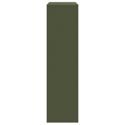 Pakket Brievenbus Olijfgroen 44x22x82 cm Staal