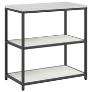 Keukenkast 60x50x92 cm staal wit