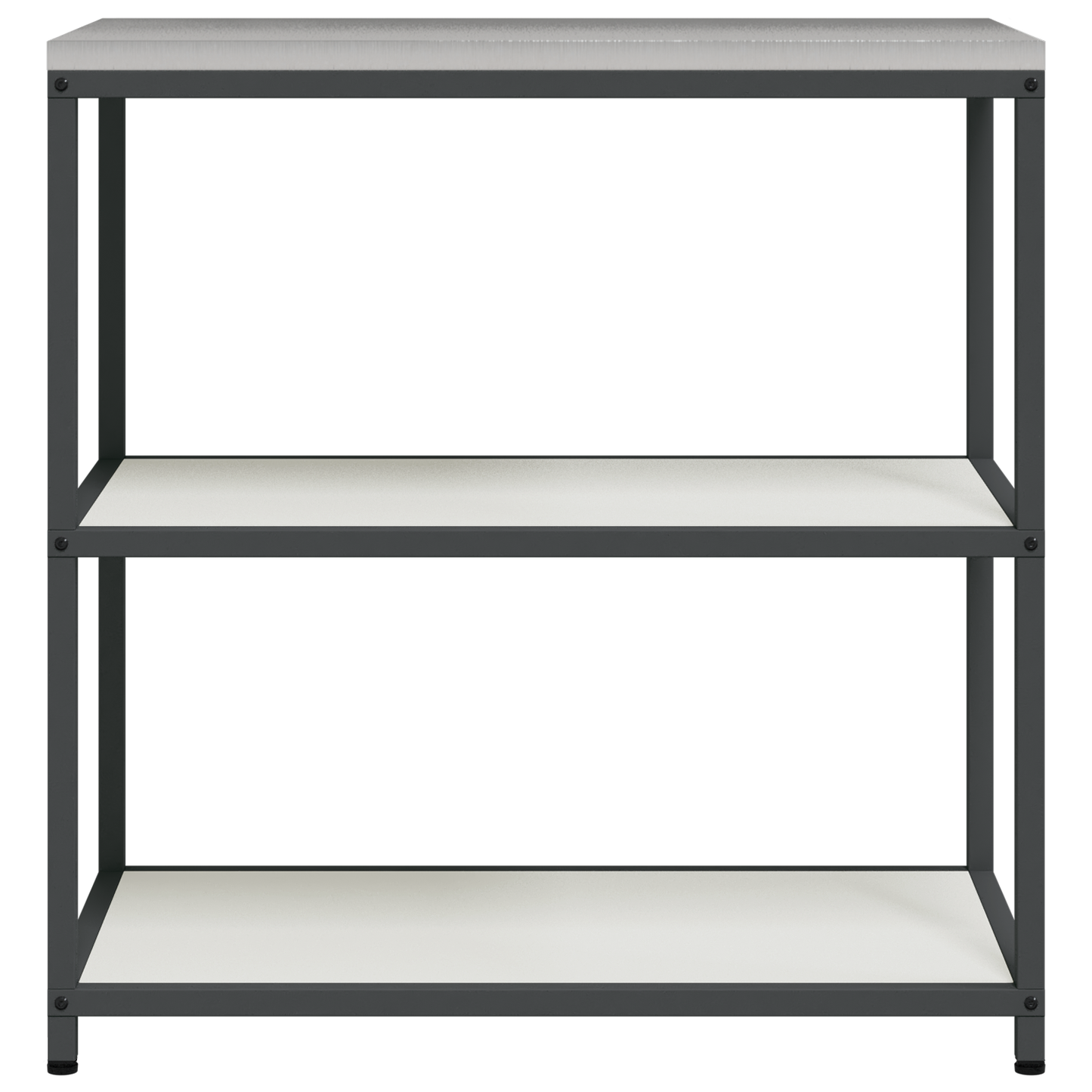 Keuken opslag plank met plank met opslag Wit 60 x 50 x 92 cm Staal
