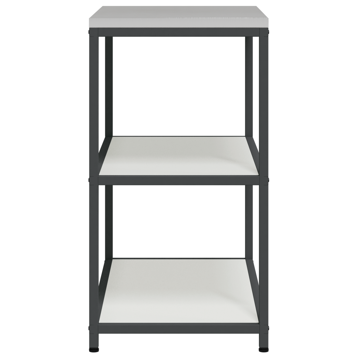 Keuken opslag plank met plank met opslag Wit 60 x 50 x 92 cm Staal