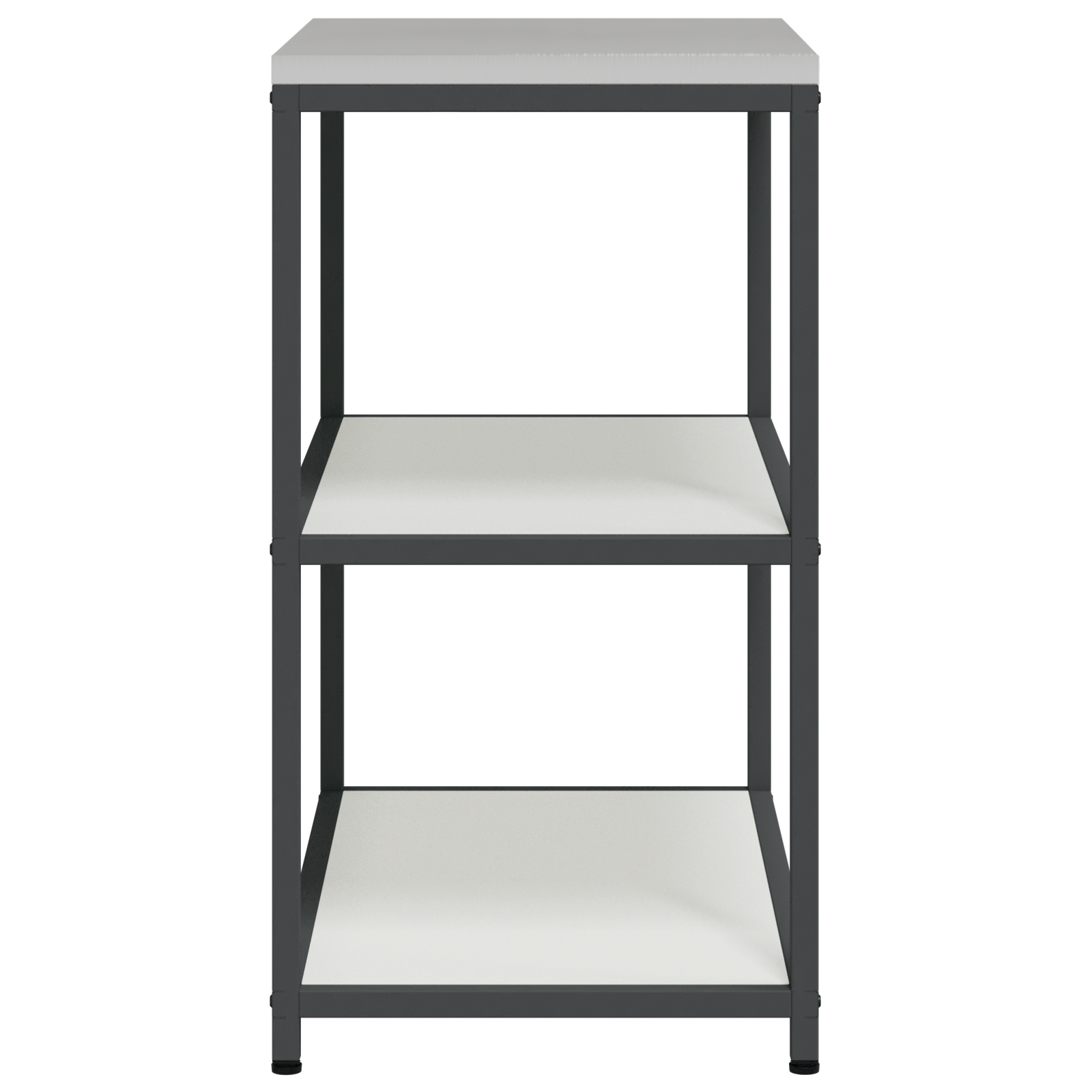 Keuken opslag plank met plank met opslag Wit 60 x 50 x 92 cm Staal
