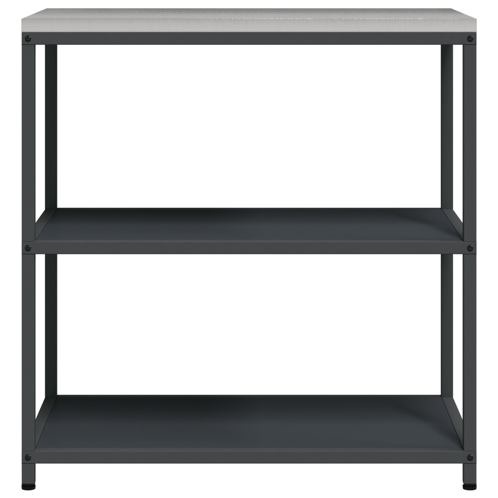 Keuken opslag plank met plank met opslag Antraciet 60 x 50 x 92 cm Staal
