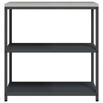 Keuken opslag plank met plank met opslag Antraciet 60 x 50 x 92 cm Staal