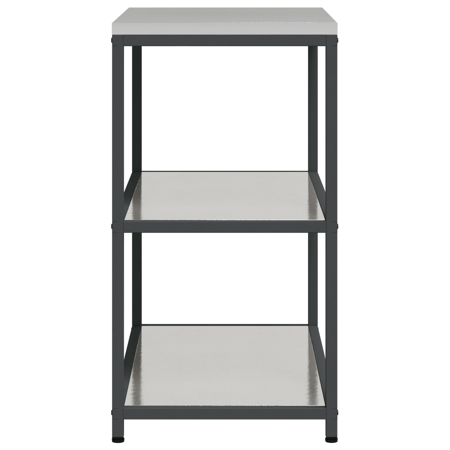 Keuken opslag plank Zilver 60 x 50 x 92 cm Roestvrijstaal