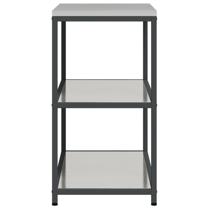 Keuken opslag plank Zilver 60 x 50 x 92 cm Roestvrijstaal