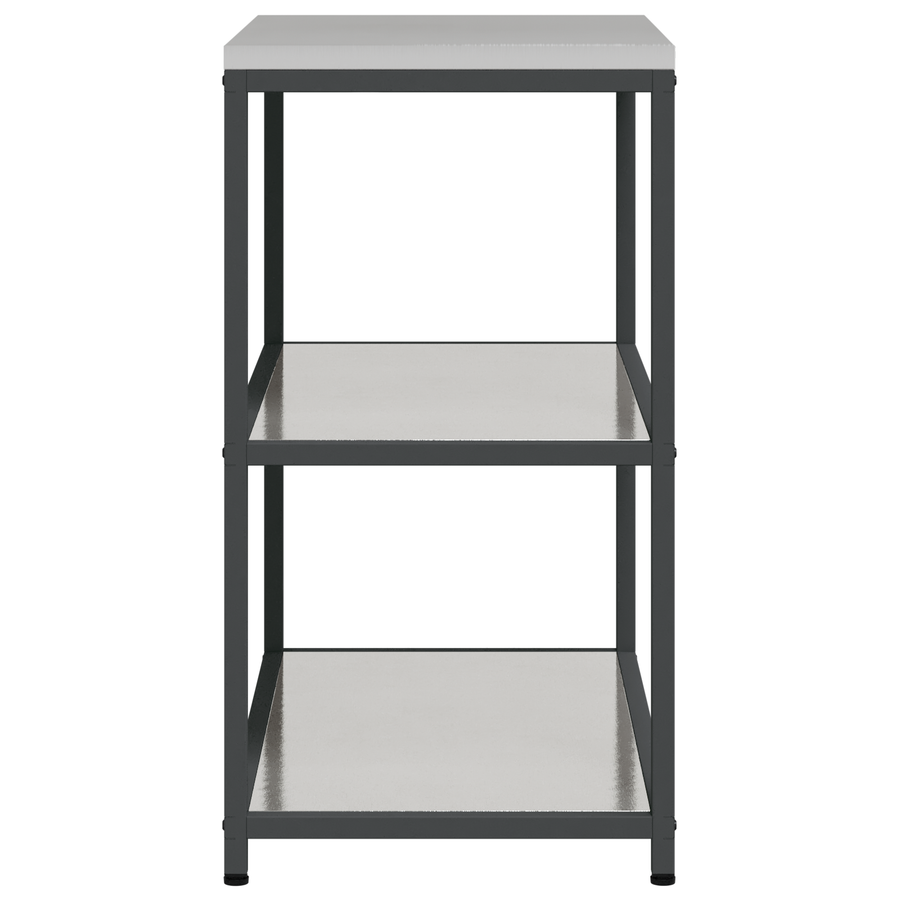 Keuken opslag plank Zilver 60 x 50 x 92 cm Roestvrijstaal