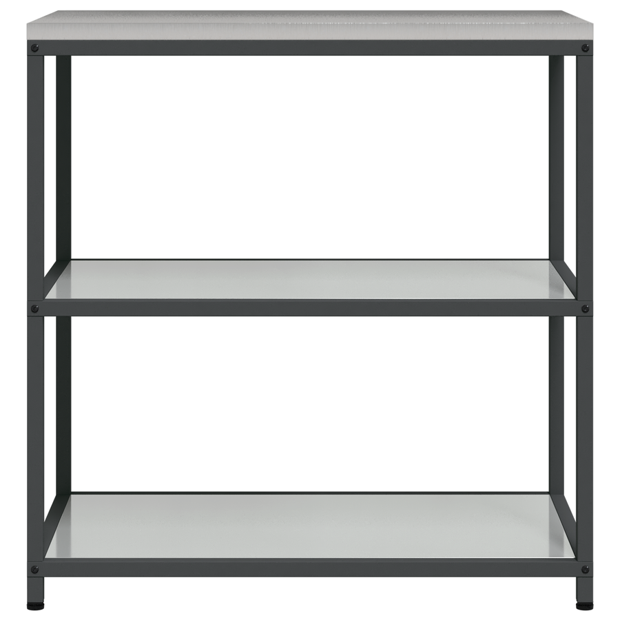Keuken opslag plank Zilver 60 x 50 x 92 cm Gegalvaniseerd staal