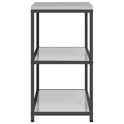Keuken opslag plank Zilver 60 x 50 x 92 cm Gegalvaniseerd staal