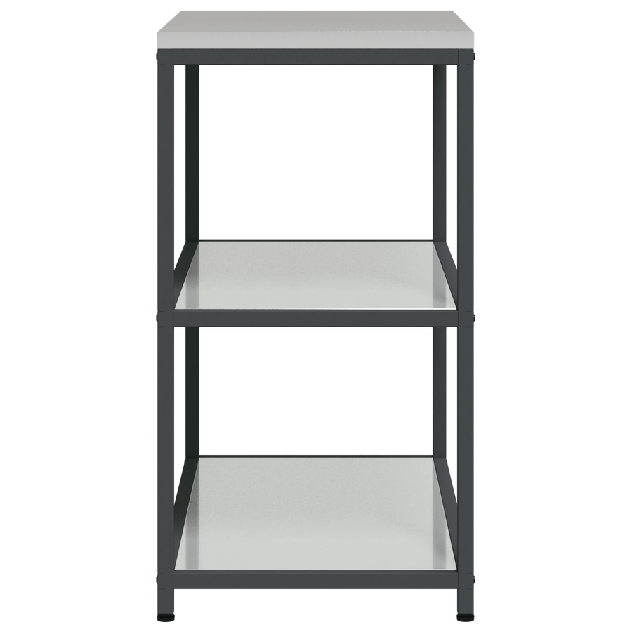 Keuken opslag plank Zilver 60 x 50 x 92 cm Gegalvaniseerd staal