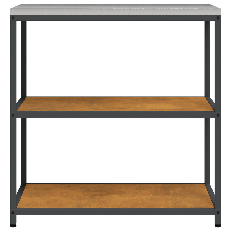 Keuken opslag plank Roestig 60 x 50 x 92 cm Verweerd staal
