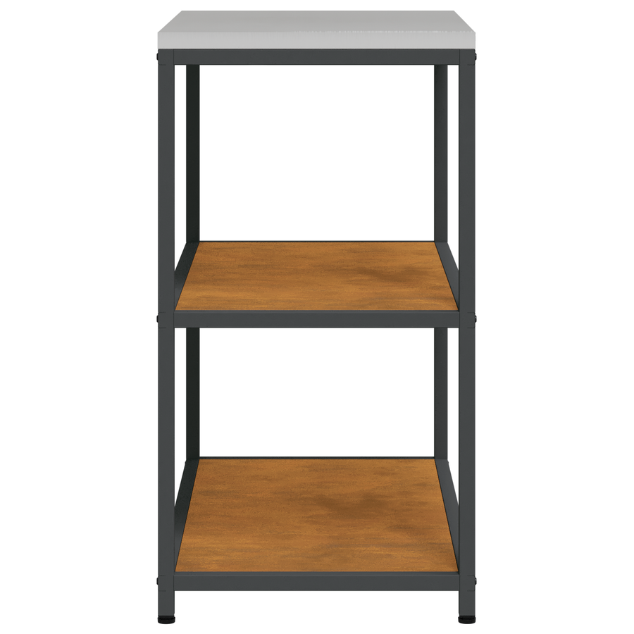 Keuken opslag plank Roestig 60 x 50 x 92 cm Verweerd staal