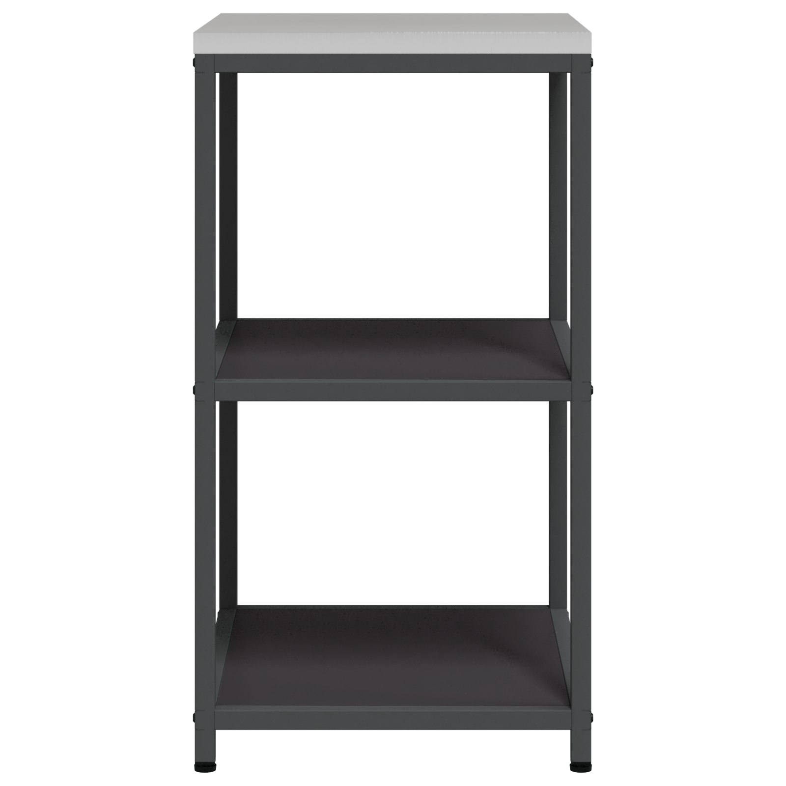 Keuken opslag plank met plank met opslag Zwart 60 x 50 x 92 cm Staal