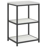 Keukenkast 60x50x92 cm staal wit