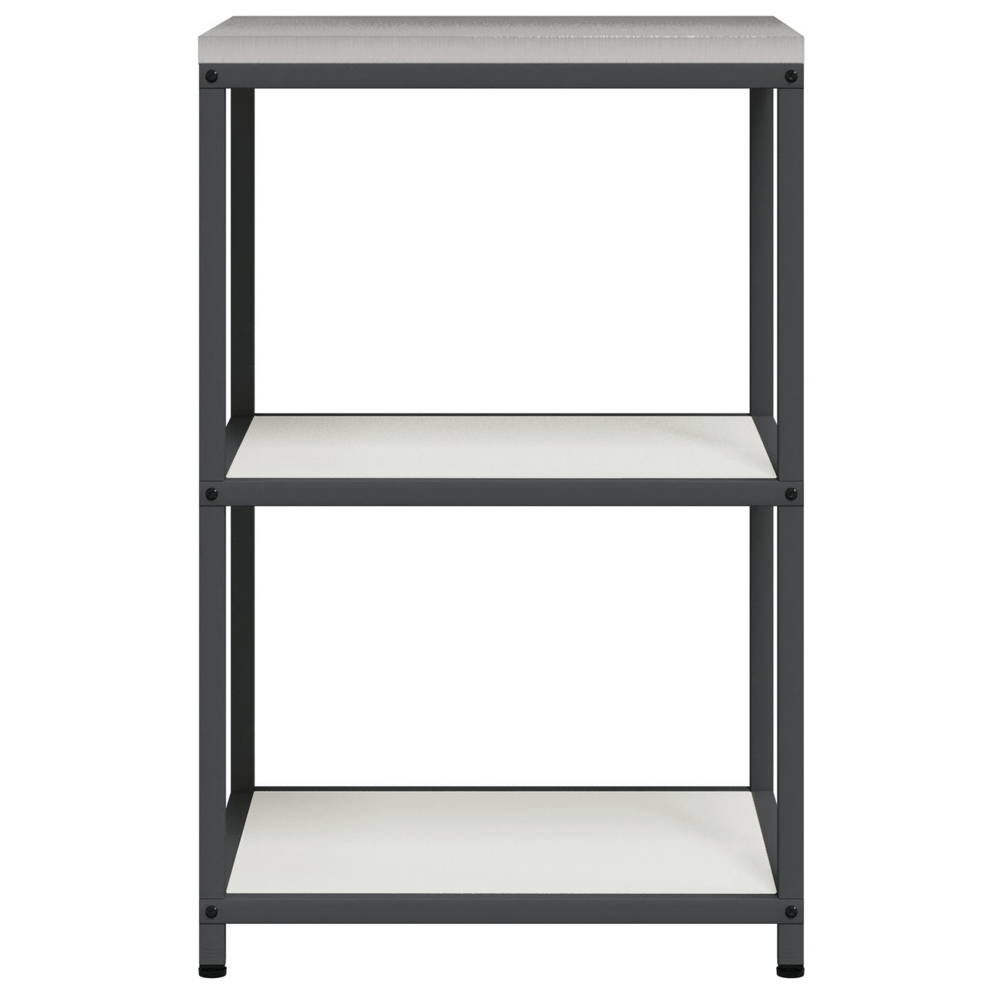 Keuken opslag plank met plank met opslag Wit 60 x 50 x 92 cm Staal