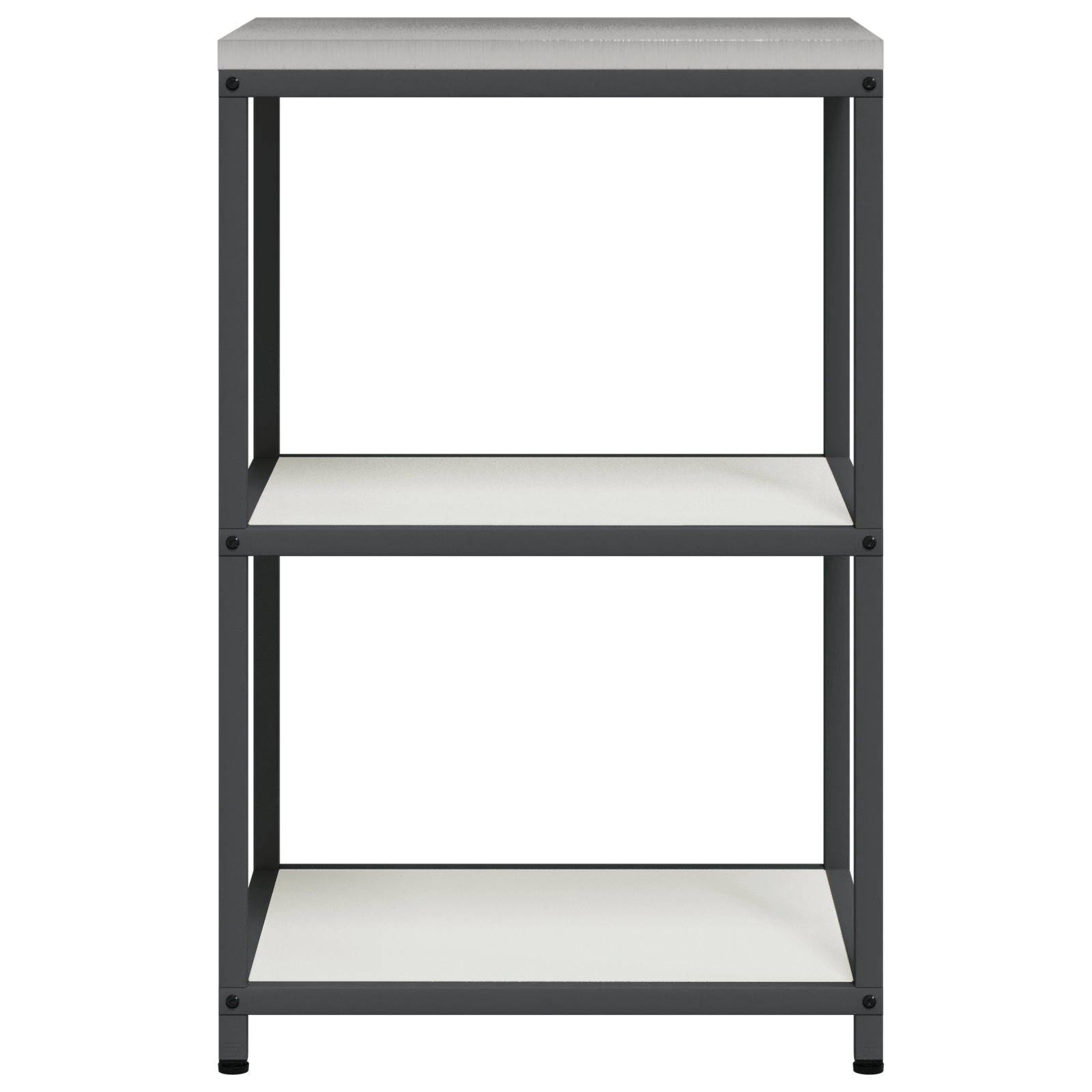 Keuken opslag plank met plank met opslag Wit 60 x 50 x 92 cm Staal