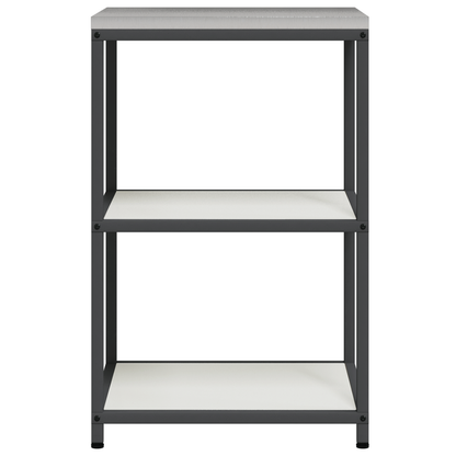 Keuken opslag plank met plank met opslag Wit 60 x 50 x 92 cm Staal