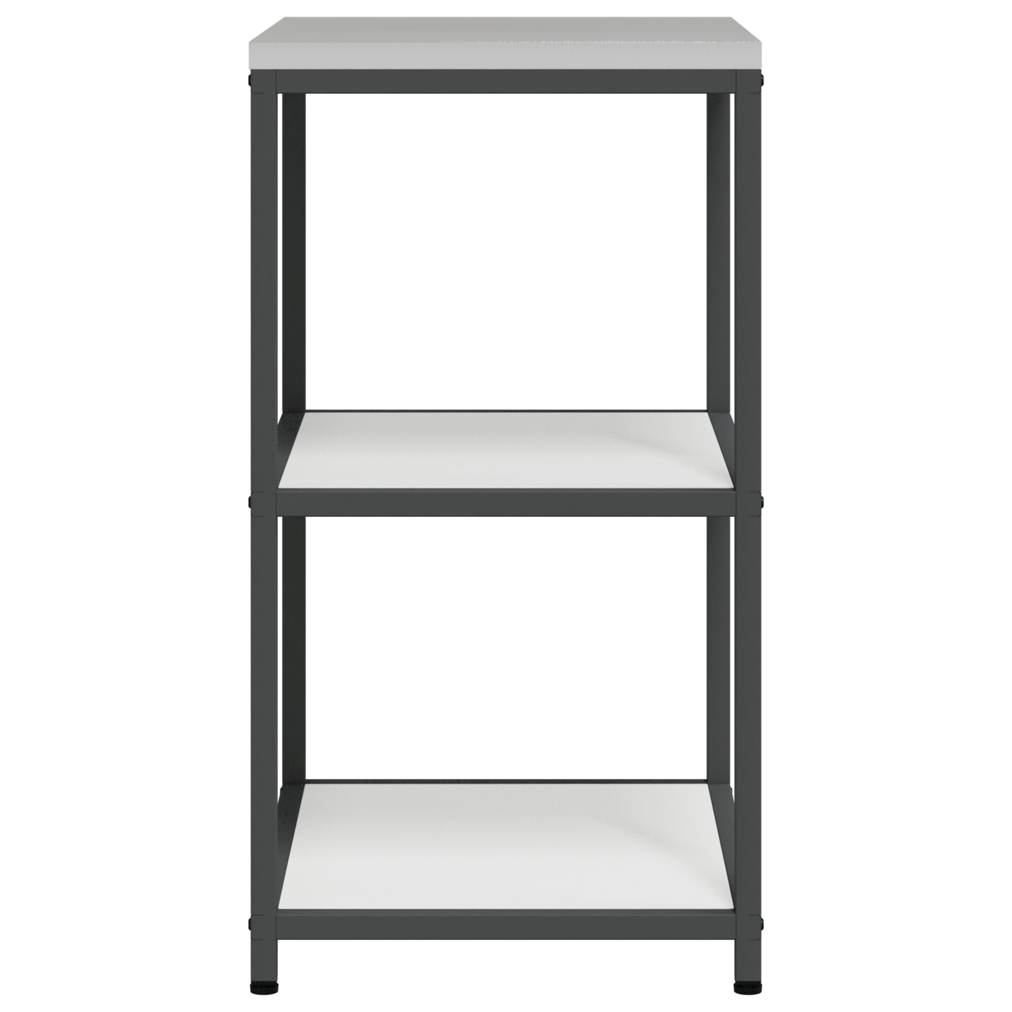 Keuken opslag plank met plank met opslag Wit 60 x 50 x 92 cm Staal