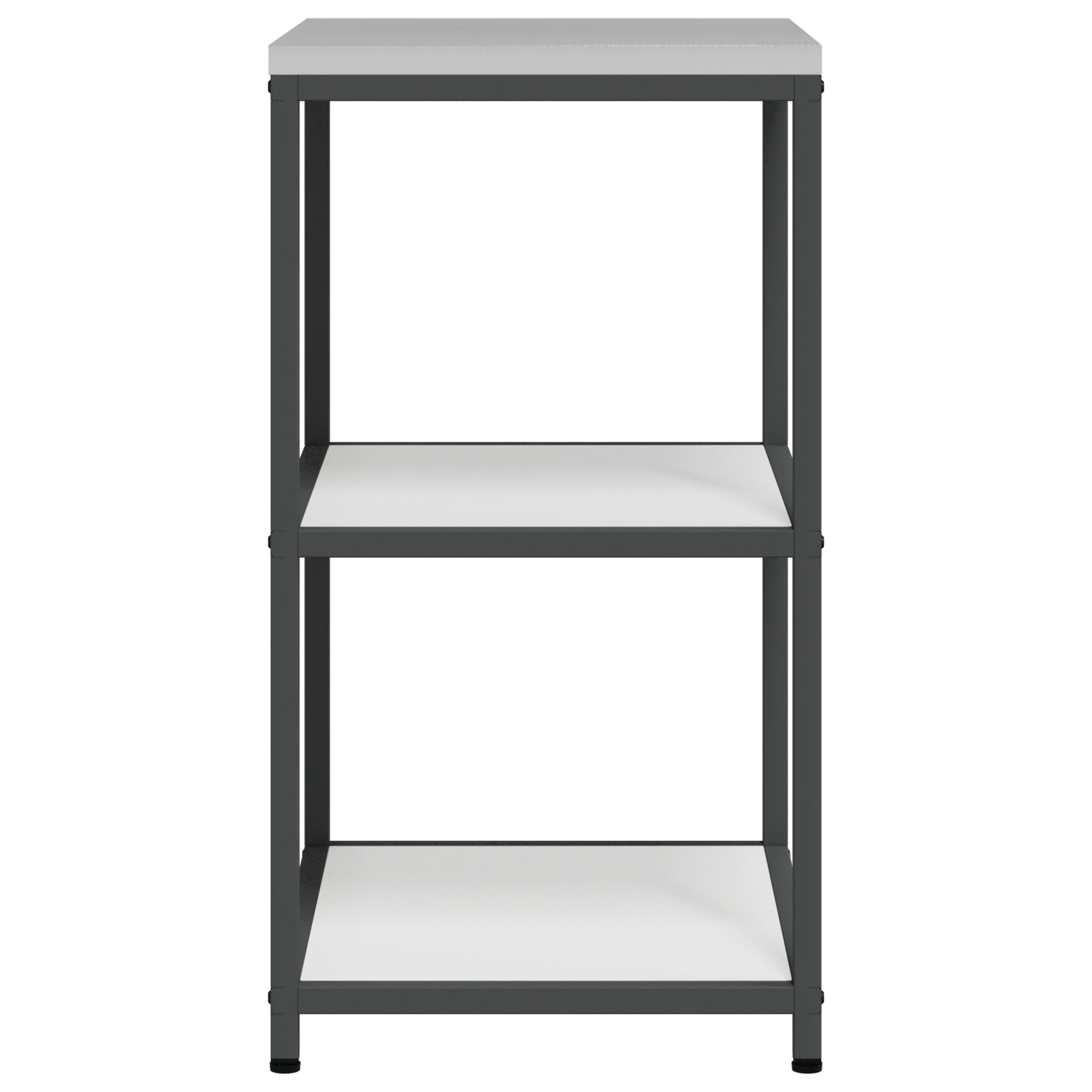 Keuken opslag plank met plank met opslag Wit 60 x 50 x 92 cm Staal